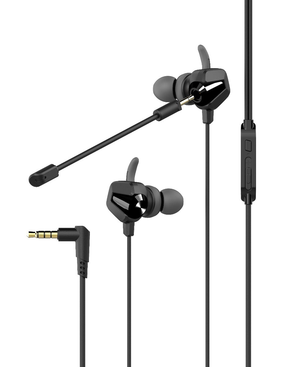 NÖRDIC HSL-002 In-ear oordopjes - Microfoon & Control button - Zwart